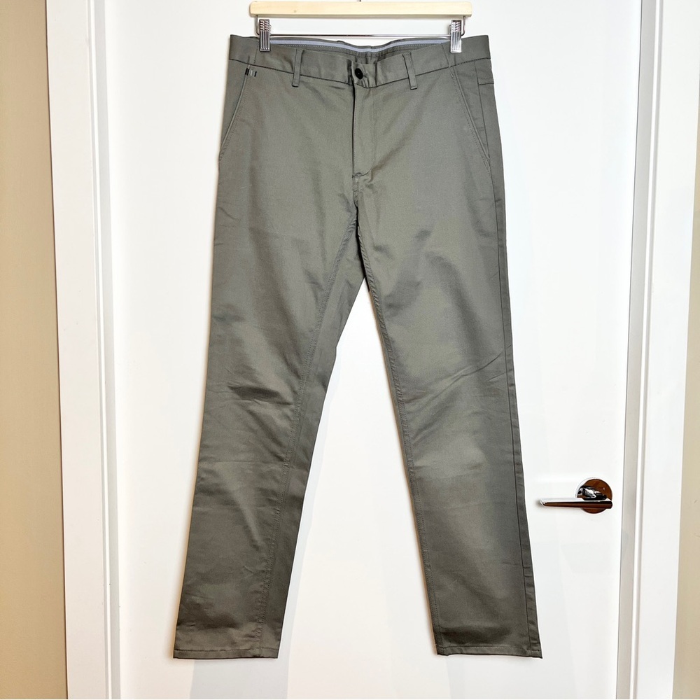 Zara Man Slim Fit Chinos Grey Size 32 Preppy Academia Smart Casual Streetwear